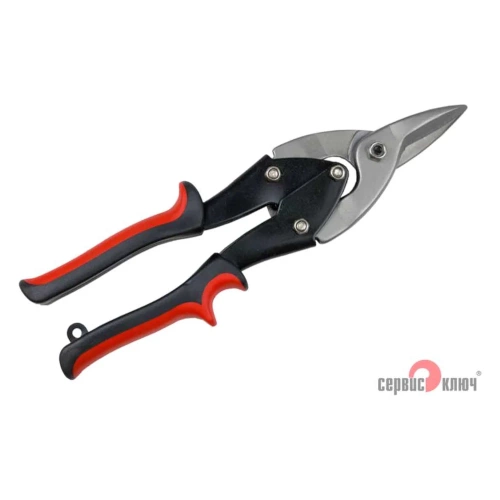 Ножницы по металлу Сервис Ключ с обрезиненными ручками 77330 фото 3 Ножницы по металлу Сервис Ключ с обрезиненными ручками 77330 фото 3