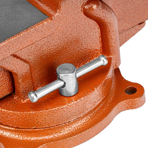 Тиски слесарные, 100 мм, поворотные, с наковальней Sparta фото 11