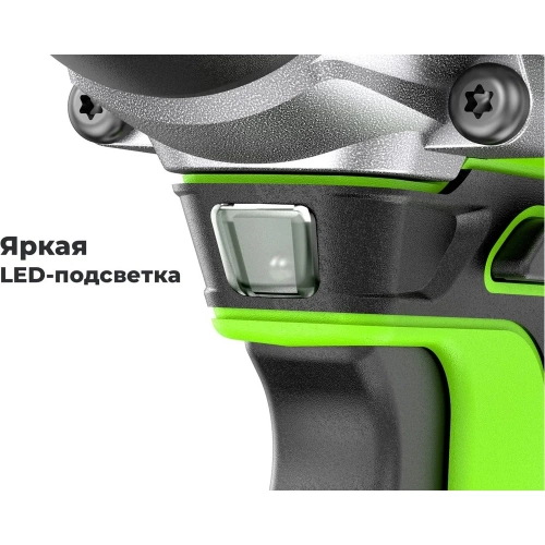 Винтоверт ударный GreenWorks GD24ID3, 24V, б/щет, 0-2800об/мин, 4000уд/мин, HEX 1/4", 300Нм, 3 режима, 1x2Ач, ЗУ, коробка 3802807VUA фото 4 Винтоверт ударный GreenWorks GD24ID3, 24V, б/щет, 0-2800об/мин, 4000уд/мин, HEX 1/4", 300Нм, 3 режима, 1x2Ач, ЗУ, коробка 3802807VUA фото 4