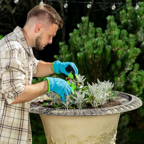 Секатор прямого реза, 210 мм, шестеренный привод, двухкомпонентные рукоятки, Palisad фото 11