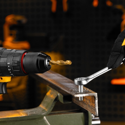 Сверло-метчик М10 х 1,5 мм, Р6М5// Denzel фото 11