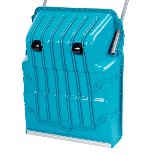 Скрепер-волокуша для уборки снега, полипропилен, колеса, 595х715х1445мм, рукоятка с ПВХ, LUXE Palisad фото 5