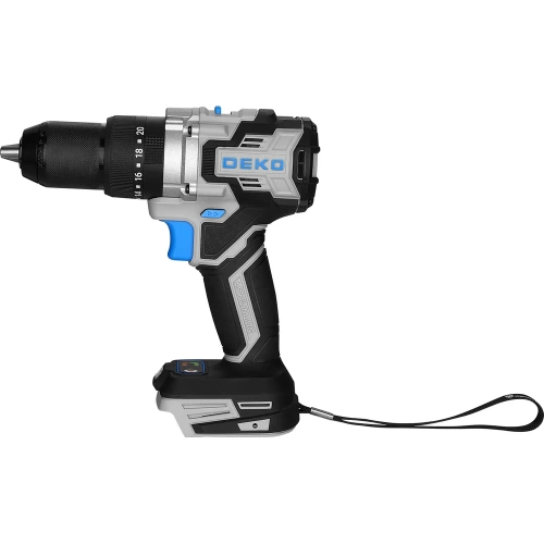 Дрель-шуруповерт аккумуляторная ударная бесщеточная DEKO DKCID20 PRO, 20В, без АКБ и з/у 063-4457 фото 7 Дрель-шуруповерт аккумуляторная ударная бесщеточная DEKO DKCID20 PRO, 20В, без АКБ и з/у 063-4457 фото 7