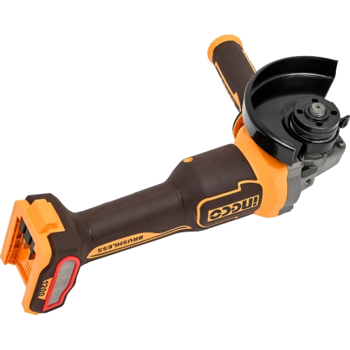 Аккумуляторная угловая шлифмашина INGCO 20В, BL 115/125мм, без АКБ и ЗУ, SUPER INDUSTRIAL CAGLI221153 фото 5