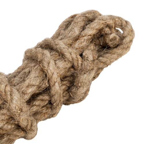 Веревка льнопеньковая, D 10 мм, L 6 м, крученая Сибртех фото 2