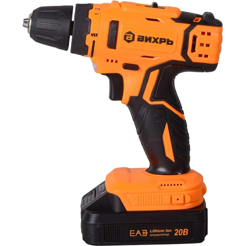 Аккумуляторная дрель-шуруповерт Вихрь ДА-20Л-2К 72/14/21 фото 8