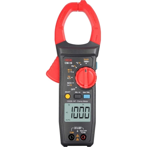 Токоизмерительные клещи RGK CM-16 с поверкой 721333 Токоизмерительные клещи RGK CM-16 с поверкой 721333