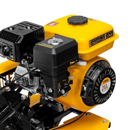 Мотоблок DPT-270SB, 7 л.с., ремен.сцеп, фрез 3х4, ШОМ, без колес, передачи 2В/1Н Denzel фото 12