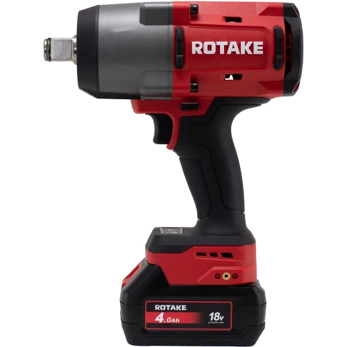 Гайковерт аккумуляторный ударный Rotake 3/4, 1980 Нм, 18В, акб (4Ач), 2шт, в кейсе RC-8813 фото 6