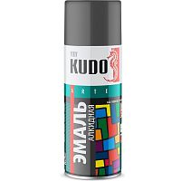 Эмаль аэрозольная универсальная Kudo KU-1016 темно-серая 520 мл