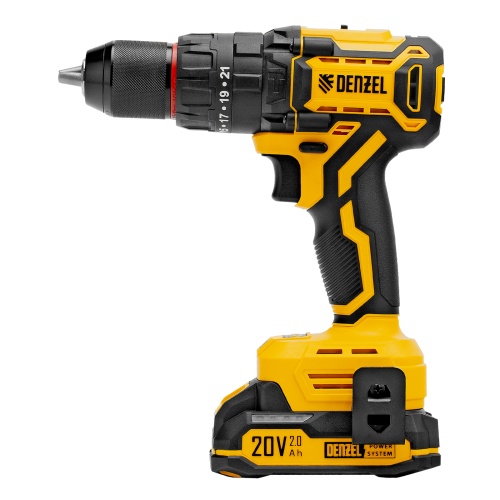Дрель-шуруповерт аккумуляторная ударная бесщет. CIDH-BL-20, Li-Ion, 20 В// Denzel фото 6