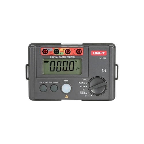 Цифровой измеритель сопротивления заземления до 4000 ом UNI-T UT522, 00-00003081 Цифровой измеритель сопротивления заземления до 4000 ом UNI-T UT522, 00-00003081