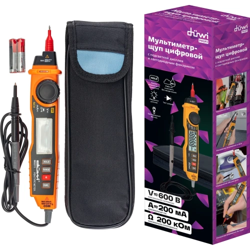 Цифровой мультиметр-пробник в форме щупа duwi M8211 PROFI 26047 9 фото 8
