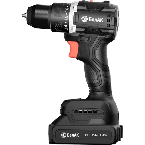 Дрель-шуруповерт БелАК бесщеточная, 21V 55Hm, в кейсе, 2 АКБ БАК.53314 фото 4 Дрель-шуруповерт БелАК бесщеточная, 21V 55Hm, в кейсе, 2 АКБ БАК.53314 фото 4