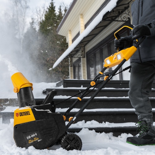 Снегоуборочная машина аккумуляторная, ESB-460-0, Li-Ion, 36В Denzel фото 29