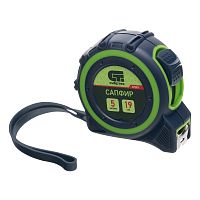 Рулетка Сапфир,двухкомпонентный корпус,5 м х 19 мм Сибртех