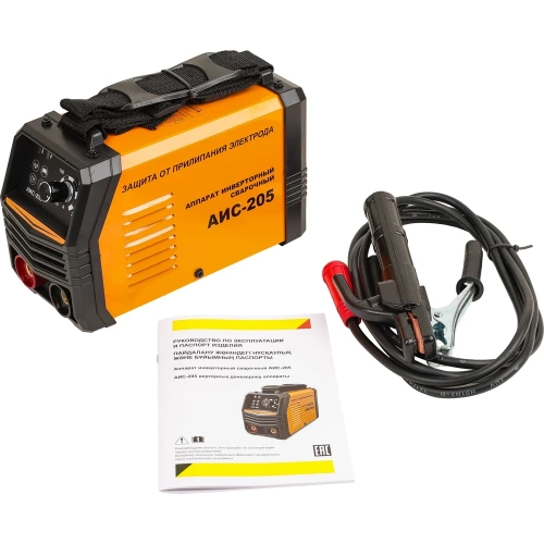 Инвертор сварочный СПЕЦ АИС-205, 230 В, А20-205, электр. 1,6-4 мм (акс.в компл.) + краги 4187/И-8079-И фото 4 Инвертор сварочный СПЕЦ АИС-205, 230 В, А20-205, электр. 1,6-4 мм (акс.в компл.) + краги 4187/И-8079-И фото 4