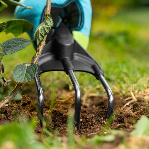 Рыхлитель 3 - зубый, 85х245 мм, стальной, полипропиленовая рукоятка, BASE Palisad фото 9