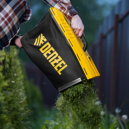 Газонокосилка электрическая GMC-1800, шир. 38см, 1800 Вт, 6 уров., травосб. 35 л Denzel фото 32