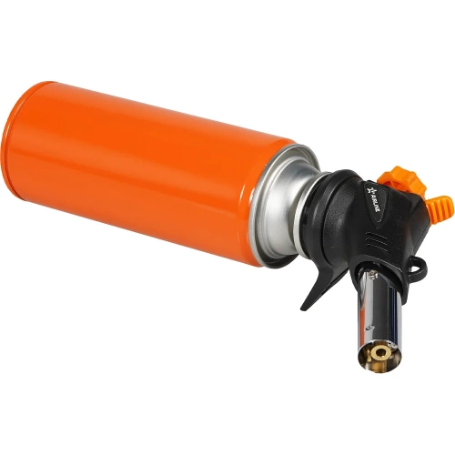 Горелка газовая Airline на цанговый баллон, пьезоподжиг, анти-вспышка, сопло D20x60 мм, боковая подставка-защита рук ADTG014 фото 4