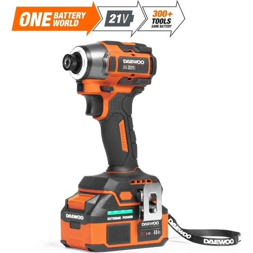 Винтоверт ударный аккумуляторный DAEWOO DAX 3521Li SET фото 3