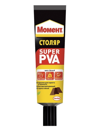 Клей Момент Столяр Супер ПВА D2 125 г Клей Момент Столяр Супер ПВА D2 125 г