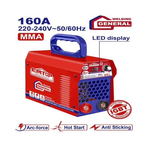 Инверторный сварочный аппарат EMTOP MMA EWDEM16501 фото 3 Инверторный сварочный аппарат EMTOP MMA EWDEM16501 фото 3