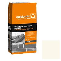 Смесь кладочная цветная Quick-Mix Landhausmörtel бежево-белая 25 кг