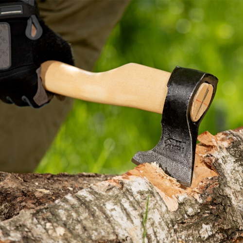 Топор кованый в сборе "Туристический", 630/900 г, 400 мм фото 8