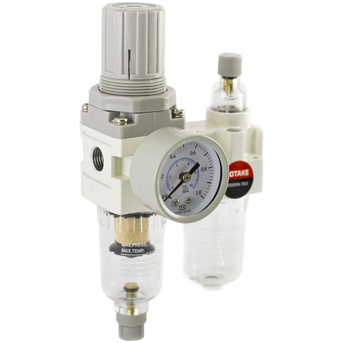 Фильтр воздушный с редуктором и лубрикатором 1/4 Rotake SMC-21 фото 3