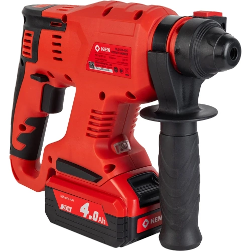 Перфоратор KEN BL2120-40C (20V 4.0AhВ) с регулировкой оборотов, 3-22 мм, 0-1400об/мин 115.413.9405 фото 8 Перфоратор KEN BL2120-40C (20V 4.0AhВ) с регулировкой оборотов, 3-22 мм, 0-1400об/мин 115.413.9405 фото 8