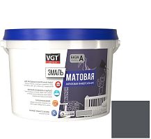 Эмаль универсальная VGT матовая Ral 7024 графитовая 2,5 кг