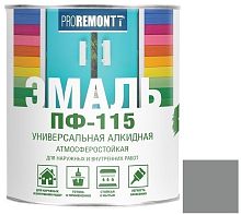 Эмаль Proremontt ПФ-115 серая 0,9 кг