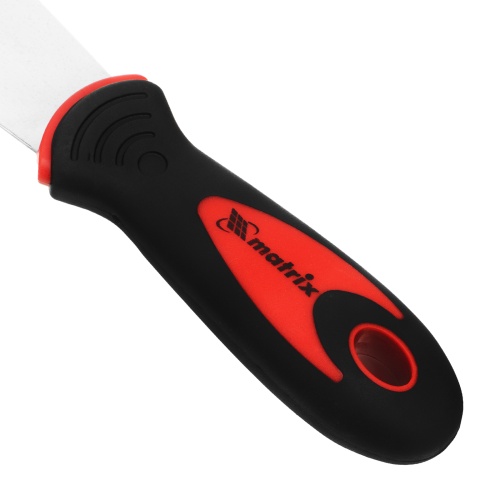 Шпательная лопатка из нержавеющей стали, 40 мм, двухкомпонентная ручка Matrix фото 5