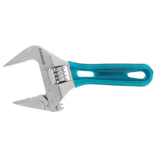 Ключ разводной, 140 мм, CrV, укороченная ручка Gross фото 3