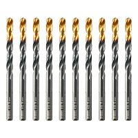 Сверло по металлу, 6 мм, HSS-Tin, Golden Tip, 10 шт. Denzel