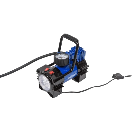 Поршневой компрессор 150PSI 35л/мин, 14А с фонарем и дефлятором, в кейсе 12V MEGAPOWER M-88012 фото 3 Поршневой компрессор 150PSI 35л/мин, 14А с фонарем и дефлятором, в кейсе 12V MEGAPOWER M-88012 фото 3