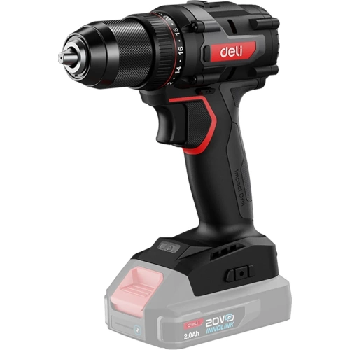 Профессиональный бесщеточный аккумуляторный шуруповерт DE-DZ20-2 (Без АКБ и ЗУ, 13мм, 70Нм, картон) DELI 164329 Профессиональный бесщеточный аккумуляторный шуруповерт DE-DZ20-2 (Без АКБ и ЗУ, 13мм, 70Нм, картон) DELI 164329