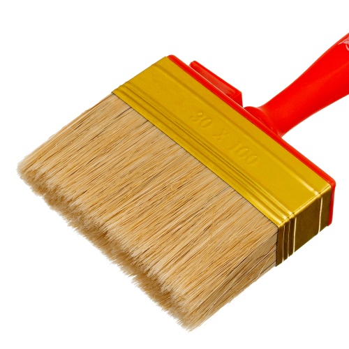 Кисть-ракля, 30 х 100 мм, натуральная щетина, пластмассовый корпус, пластмассовая ручка MTX фото 4