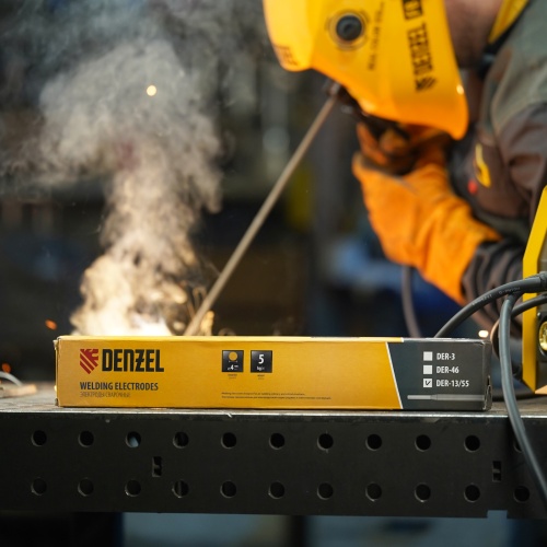 Электроды DER-13/55, диам. 4 мм, 5 кг, основное покрытие Denzel фото 8 Электроды DER-13/55, диам. 4 мм, 5 кг, основное покрытие Denzel фото 8