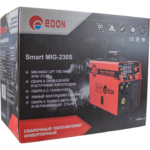 Сварочный полуавтомат инверторный EDON Smart MIG-230S 24677 фото 11