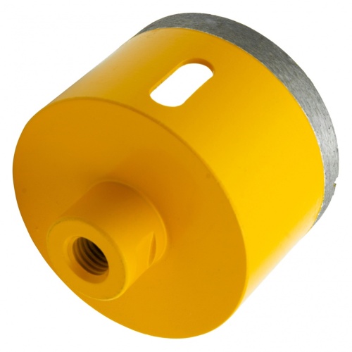 Сверло алмазное по керамограниту, 82 мм, мокрая резка, М14 Denzel фото 2 Сверло алмазное по керамограниту, 82 мм, мокрая резка, М14 Denzel фото 2