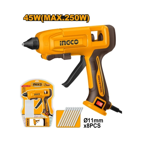 Клеевой пистолет INGCO 45 Вт (6/24) INDUSTRIAL GG408 фото 3
