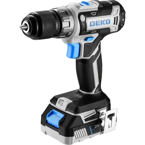 Аккумуляторная дрель-шуруповерт DEKO Loner 20V, 20В, 1x3.0Ач 085-1006 фото 3