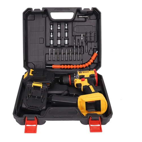 Аккумуляторная дрель EDON AD-18BL набор 24893 фото 4