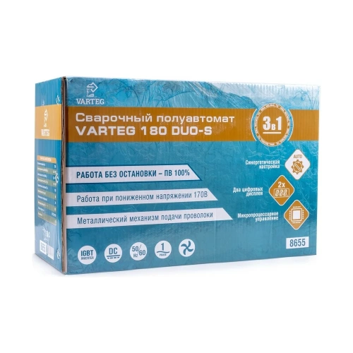 Сварочный полуавтомат VARTEG 180 DUO-S 8655 фото 9