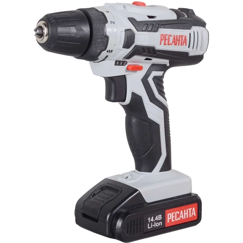 Аккумуляторная дрель-шуруповерт Ресанта ДА-14-2ЛК 75/14/4