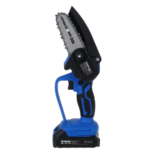 Электропила аккумуляторная РОКОТ, 1АКБ, шина 100 мм, 1.5 Ач Li-ion 691-185 фото 3 Электропила аккумуляторная РОКОТ, 1АКБ, шина 100 мм, 1.5 Ач Li-ion 691-185 фото 3