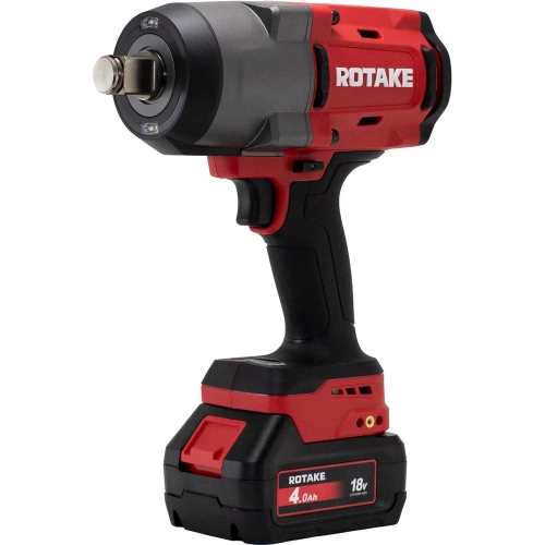 Гайковерт аккумуляторный ударный Rotake 3/4, 1980 Нм, 18В, акб (4Ач), 2шт, в кейсе RC-8813 фото 4