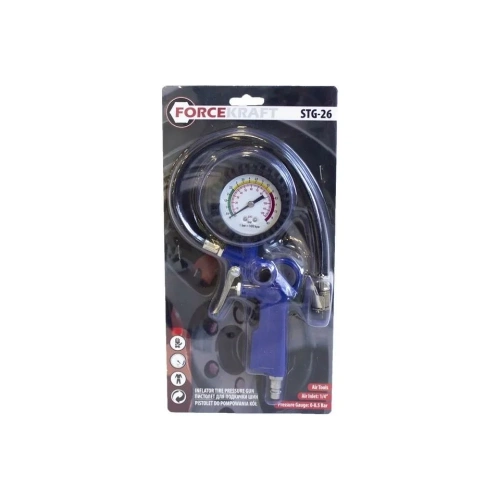 Пистолет для подкачки шин с манометром FORCEKRAFT FK-STG-26 50355 фото 10